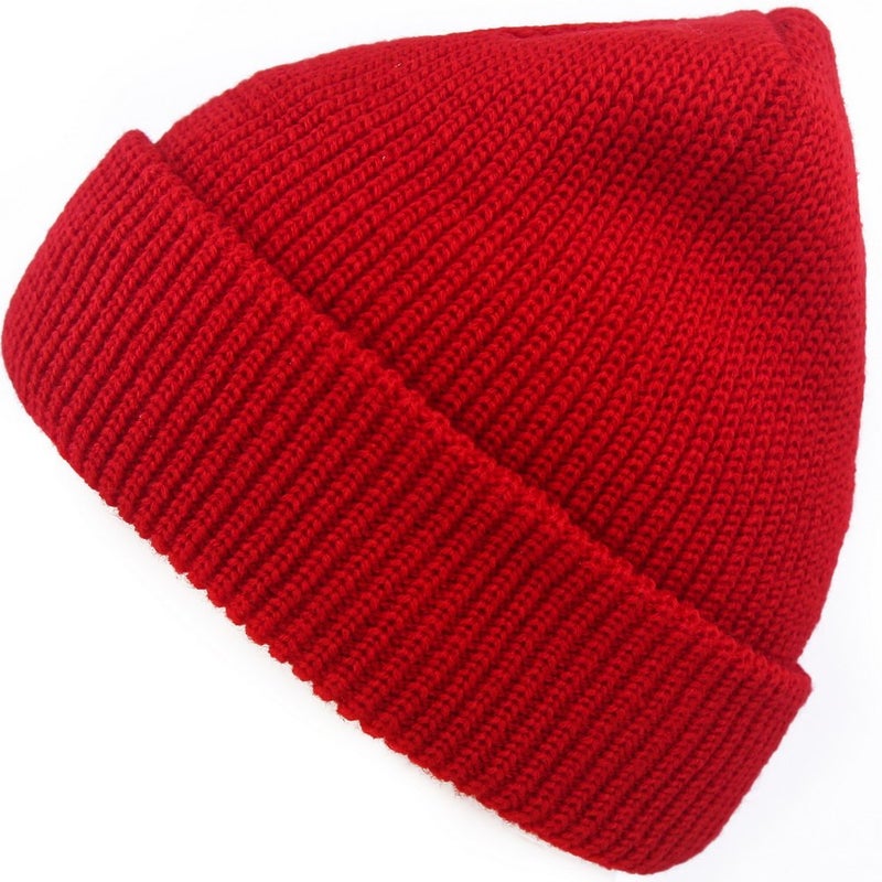 Paladoo Red Knit Beanie Hat for Men - Image 2